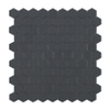 By goof mosaïque hexagonale gris foncé 29.5x29.5cm carreau de mur mosaïque gris mat SW727424