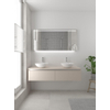 Bruynzeel Giro badmeubelset 49x150x46cm 2 wasbakken 2 lades met spiegel met softclose composite kasjmier grijs SW384221 Bruynzeel Giro badmeubelset 49x150x46cm 2 wasbakken 2 lades met spiegel met softclose composite kasjmier grijs SW384221