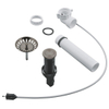 GROHE bonde push-up - avec commande pratique par bouton poussoir SW1408350
