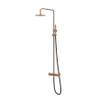 IVY Tribe opbouw regendoucheset – Ø20 cm medium hoofddouche – staafhanddouche – glijstang – koper geborsteld SW1032139