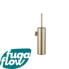 FugaFlow Efficiente Acces toiletborstelhouder - gesloten model - wand - rond - geborsteld messing (goud) - Black Friday - SW1197963