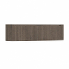 H&R Badmeubelen Juice Wastafelonderkast - 160x45x40cm - rechterhoek afgerond - 3D-front - 2 lades - geïntegreerde greep - tucson oak SW1260289