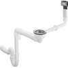 Hansgrohe D16-10 mechanische afvoerset voor enkele waskom graniet chroom SW1567249