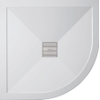Crosswater Showertray douchebak 90x90x2,5cm kwartrond wit SW21504 Crosswater Showertray douchebak 90x90x2,5cm kwartrond wit SW21504