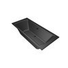 Xenz Robijn Baignoire duo - 180x80x48 - bonde Centrale - acrylique - ebony SW378327