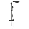 GROHE Vitalio Joy doucheset - 35x23cm - rechthoek - thermostatisch - SmartControl - mat zwart SW1590103