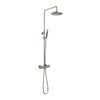 Hotbath Cobber regendoucheset geborsteld nikkel SW74486 Hotbath Cobber regendoucheset geborsteld nikkel SW74486