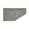 Xenz Fiji ligbad 160x90x48cm links met poten zonder afvoer Acryl Cement Mat SW103285 Xenz Fiji ligbad 160x90x48cm links met poten zonder afvoer Acryl Cement Mat SW103285