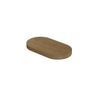 INK Play 3 planchet - 40x22x3.2cm - blinde bevestiging - links en rechts afgerond - MDF Fineer Natur SW440230