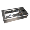 Best Design Farnetta lave-mains droit 37x18x9cm argent brillant SW279982