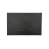 FugaFlow Bedieningsplaat - voor Geberit UP320 inbouwreservoir - dualflush - ronde knoppen - kunststof zwart mat SW999917