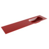 Mondiaz BIG small Fire solid surface inbouw wastafel 190cm rechts SW434385 Mondiaz BIG small Fire solid surface inbouw wastafel 190cm rechts SW434385