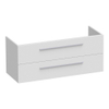 Saniclass Exclusive Line onderkast 119x45.5x50cm hangend met 2 softclose lades 1 sifonuitsparing MDF hoogglans wit SW29345 Saniclass Exclusive Line onderkast 119x45.5x50cm hangend met 2 softclose lades 1 sifonuitsparing MDF hoogglans wit SW29345
