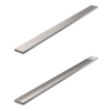Brauer Grille d'insertion pour carrelage - 90x7x6.8cm - rebord de sol - réversible - Inox SW17970