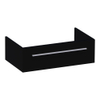 Saniclass Sharp onderkast 80.2x25x45.5cm met softclose 0 deuren 1 lade Zwart hoogglans SW86425 Saniclass Sharp onderkast 80.2x25x45.5cm met softclose 0 deuren 1 lade Zwart hoogglans SW86425