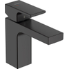 Hansgrohe Vernis Shape Eengreeps wastafelmengkraan - 100 - coolstart - met PopUp - trekwaste - mat zwart SW651418