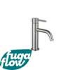 FugaFlow Eccelente Sobrado Slim Slim Robinet de lavabo 1 trou H17.3cm à poser Inox brossé SW1123286