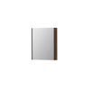 INK SPK2 spiegelkast – 60x74x14 cm – 1 deur, dubbelzijdige spiegeldeurr – Fineer Chocolate SW439916