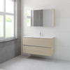 Bruynzeel Miko badmeubelset 66x121x51cm 1 kraangat 1 wasbak 2 lades met spiegelkast met softclose natuur eiken SW384524 Bruynzeel Miko badmeubelset 66x121x51cm 1 kraangat 1 wasbak 2 lades met spiegelkast met softclose natuur eiken SW384524