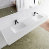 MONDIAZ LAGOM 200cm badmeubel solid surface talc 2 lades Wastafel cloud dubbel 2 kraangaten SW409066 MONDIAZ LAGOM 200cm badmeubel solid surface talc 2 lades Wastafel cloud dubbel 2 kraangaten SW409066