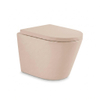 QeramiQ Dely WC suspendu - 36.3x51.7cm - à fond creux - sans bride - avec abattant 35mm softclose - beige SW1030607