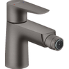 Hansgrohe Talis e Mitigeur bidet 1 trou avec garniture de vidage chrome noir brossé SW529006