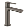 GROHE Lineare wastafelkraan - s-size - waterbesparend - met push open waste - gladde body - brushed hard graphite (antraciet) SW444366