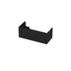 INK Wastafelonderkast - 100x45x37.6cm - 1 lade - push to open - met recht opdekfront - MDF lak - Mat zwart SW439280
