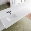 MONDIAZ LAGOM 190cm badmeubel solid surface talc 2 lades Wastafel cloud links zonder kraangat SW408972 MONDIAZ LAGOM 190cm badmeubel solid surface talc 2 lades Wastafel cloud links zonder kraangat SW408972