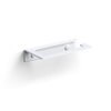 Clou Fold toiletrolhouder zonder klep mat wit SW417046