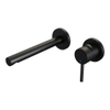 BRAUER Stripe Mitigeur lavabo encastré - bec droit et rosaces - modèle A1 - noir mat SW1435096
