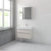 Bruynzeel Roma badmeubelset 80x60.5x46cm met softclose inclusief spiegelkast kasjmier grijs SW384875 Bruynzeel Roma badmeubelset 80x60.5x46cm met softclose inclusief spiegelkast kasjmier grijs SW384875