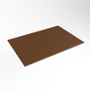 Mondiaz TOP 41 Plan sous vasque - 40x41x0.9cm - compatible comme plan de meuble - solid surface - Rust SW1020721