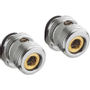 Crosswater S-Koppeling - met afsluit functie - 2 stuks - zilver SW724616