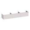 BRAUER Embrace meuble sous-lavabo - 219,8x35x45,5cm - avec 3 tiroirs à fermeture en douceur - sans poignée - 0 découpes pour siphon - sable mat SW1200386