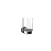Emco Round Glashouder - met glas - wandmontage - chroom/kristal helder glas SW452871
