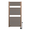 Wiesbaden Elara Elektrische radiator Smart WiFi - 118.5x60cm - PVD - geborsteld brons koper SW1480200