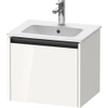 Duravit Ketho.2 meuble sous-lavabo 51x42x44cm adapté pour 1 vasque Panneau de particules blanc Mat SW772920