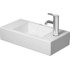 Duravit Vero air Fontein - 50x25cm - 1 kraangat rechts - zonder overloop - wit SW228013