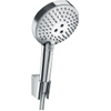 Hansgrohe Raindance Select S PorterS badset - met Raind. - select S - 120 - 3jet PowderRain - handdouche - met wandh - hoogglans chroom SW204701