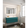 Mondiaz VICA ensemble de meuble de salle de bain - 120cm - meuble sous-vasque smag - 2 tiroirs - lavabo moon droite - 1 trou de robinet - version XL 60cm de haut SW1090092