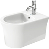 Duravit White tulip wandbidet 54x37x31,5cm m/overloop wit SW640404