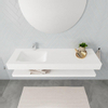 MONDIAZ ALAN 150cm badmeubel solid surface planchet talc Vrijhangende wastafel cloud links 1 kraangat kleur talc SW408735 MONDIAZ ALAN 150cm badmeubel solid surface planchet talc Vrijhangende wastafel cloud links 1 kraangat kleur talc SW408735