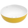 Villeroy en Boch Artis opzetwastafel rond Ø43x12.5cm zonder kraangat zonder overloop mustard SW68814 Villeroy en Boch Artis opzetwastafel rond Ø43x12.5cm zonder kraangat zonder overloop mustard SW68814