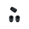 Fortifura Calvi raccord - G1/2-G3/8 - set de 2 - noir mat SW1236935