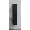 Basic Line Bella hoge kast greeploos 2 deuren 145x30x30cm zwart mat Flat Pack SW538999