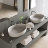 Ideavit Solidharmony vasque à poser 60x44x15,5cm Solid surface blanc mat SW97024