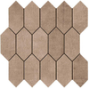 Ceralto Tesselo Uno Decor-strip - 30x30cm - 10.0mm - gerectificeerd - Losagna terra SW498648