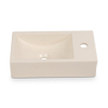 Saniclass Torino Fontein - 40x22x10cm - solid surface - off-white SW1471868
