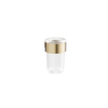 Crosswater Velo Bekerhouder - 11x8.4x6.9cm - met beker - geborsteld messing (goud) SW1176208